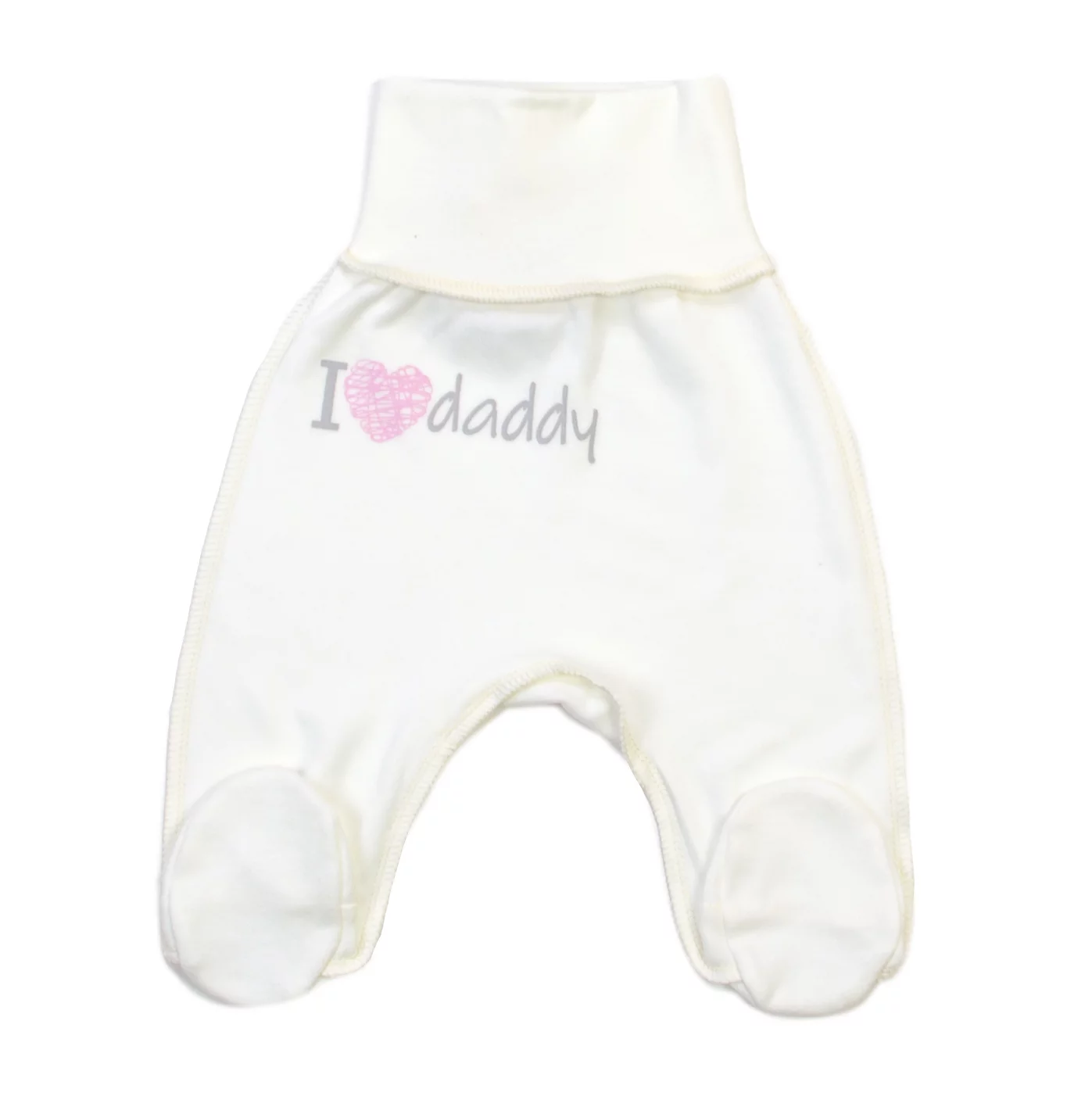 Повзуни I love my daddy pink інтерлок р.56